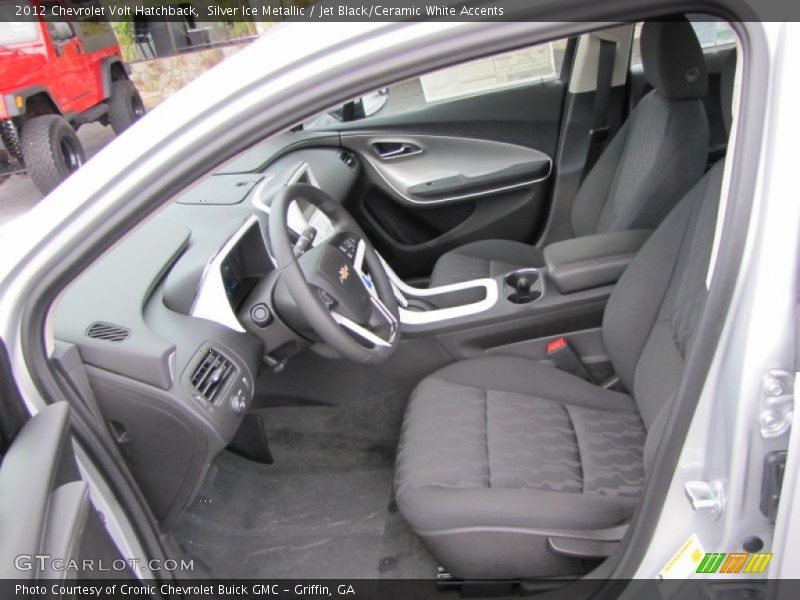  2012 Volt Hatchback Jet Black/Ceramic White Accents Interior
