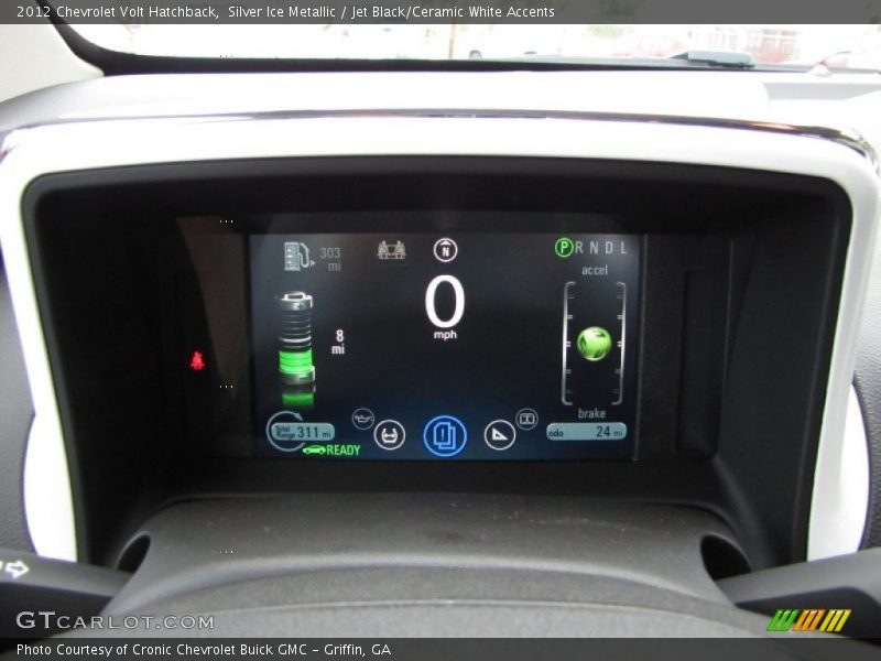 Silver Ice Metallic / Jet Black/Ceramic White Accents 2012 Chevrolet Volt Hatchback