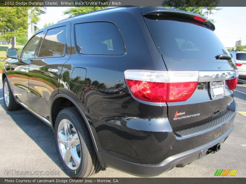 Brilliant Black Crystal Pearl / Black 2012 Dodge Durango Citadel