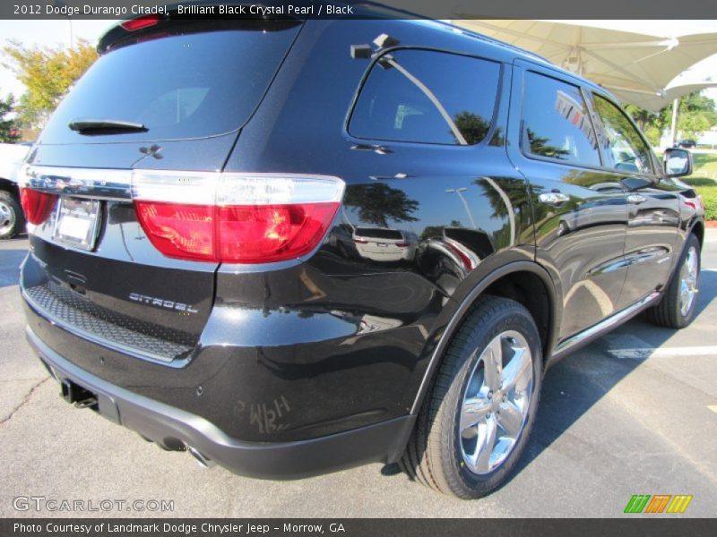 Brilliant Black Crystal Pearl / Black 2012 Dodge Durango Citadel