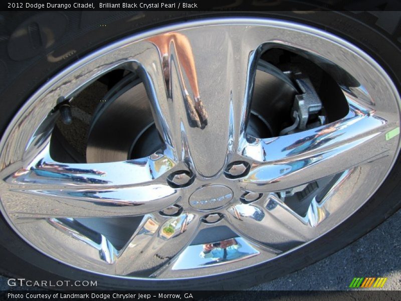 Brilliant Black Crystal Pearl / Black 2012 Dodge Durango Citadel