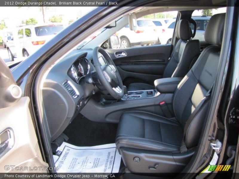  2012 Durango Citadel Black Interior