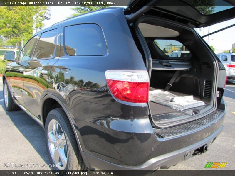 Brilliant Black Crystal Pearl / Black 2012 Dodge Durango Citadel