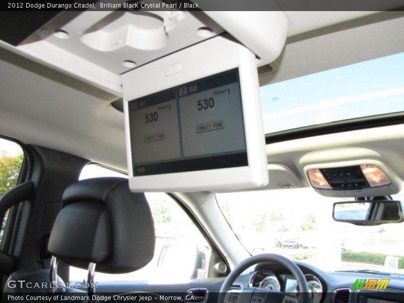 Brilliant Black Crystal Pearl / Black 2012 Dodge Durango Citadel