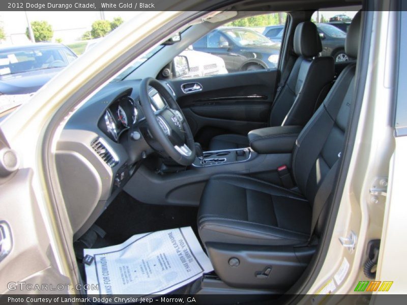  2012 Durango Citadel Black Interior