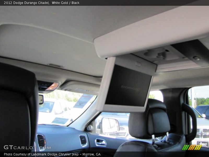 White Gold / Black 2012 Dodge Durango Citadel