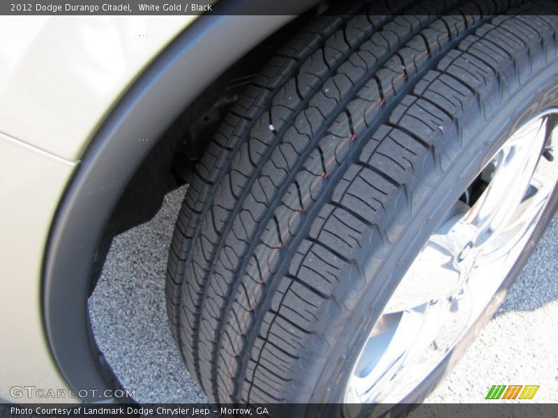 White Gold / Black 2012 Dodge Durango Citadel