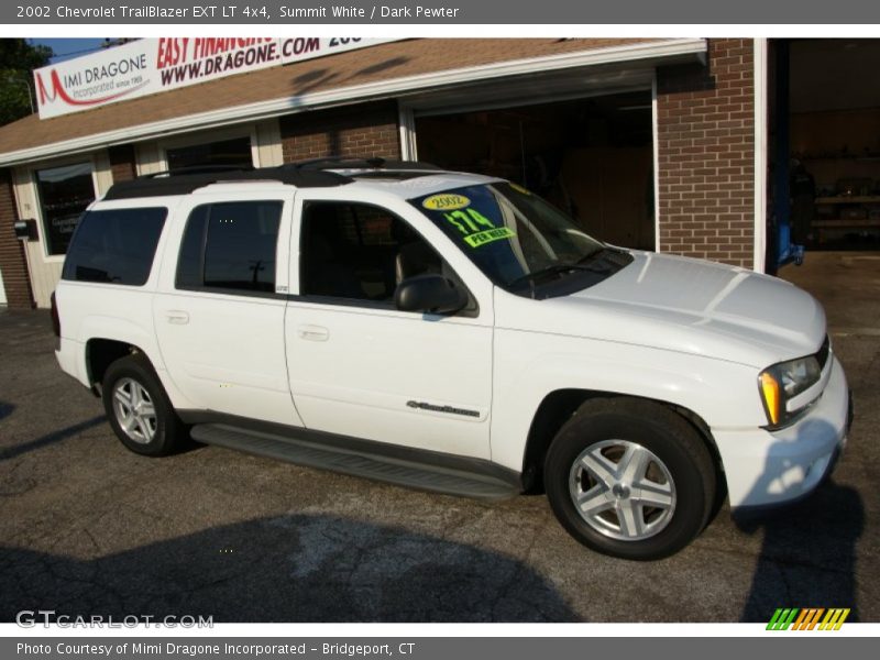 Summit White / Dark Pewter 2002 Chevrolet TrailBlazer EXT LT 4x4
