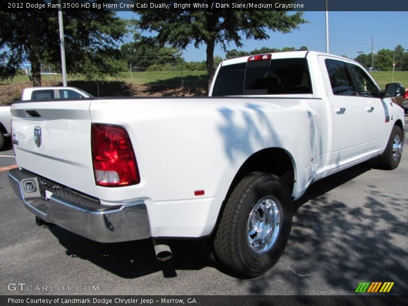 Bright White / Dark Slate/Medium Graystone 2012 Dodge Ram 3500 HD Big Horn Crew Cab Dually