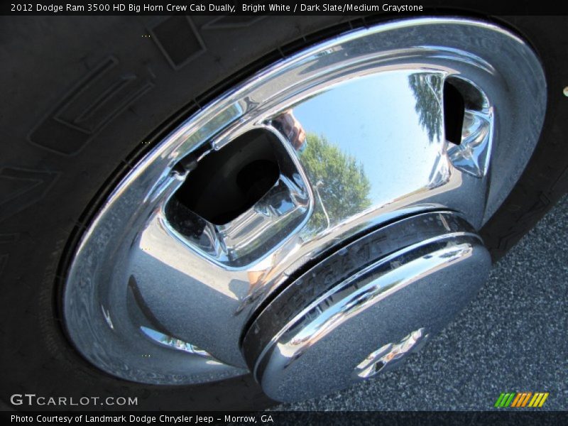 Bright White / Dark Slate/Medium Graystone 2012 Dodge Ram 3500 HD Big Horn Crew Cab Dually