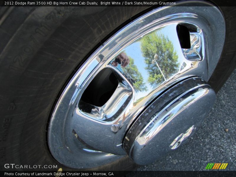 Bright White / Dark Slate/Medium Graystone 2012 Dodge Ram 3500 HD Big Horn Crew Cab Dually