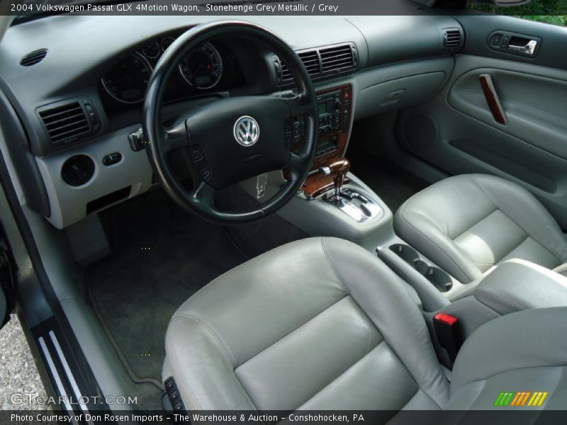  2004 Passat GLX 4Motion Wagon Grey Interior
