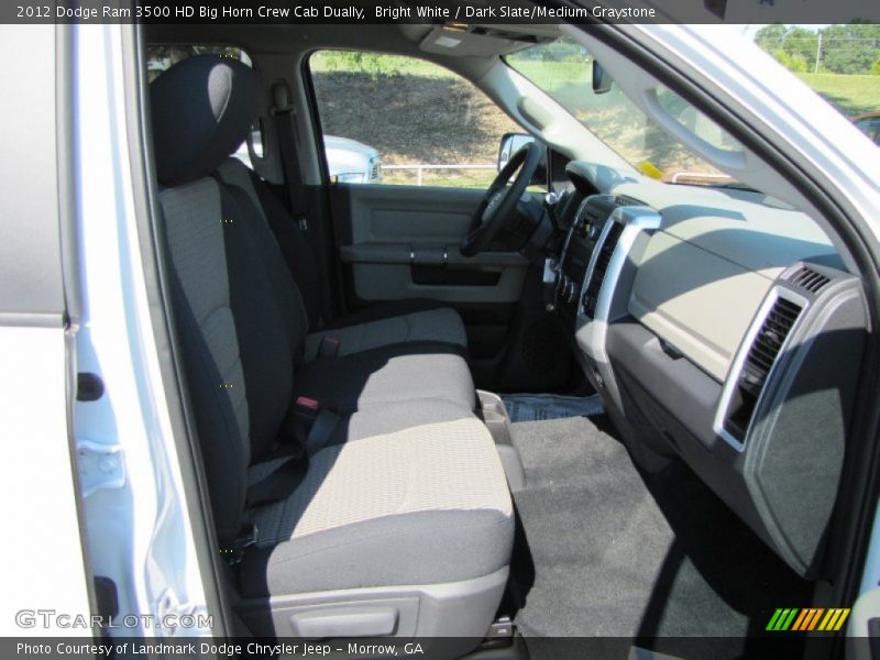Bright White / Dark Slate/Medium Graystone 2012 Dodge Ram 3500 HD Big Horn Crew Cab Dually