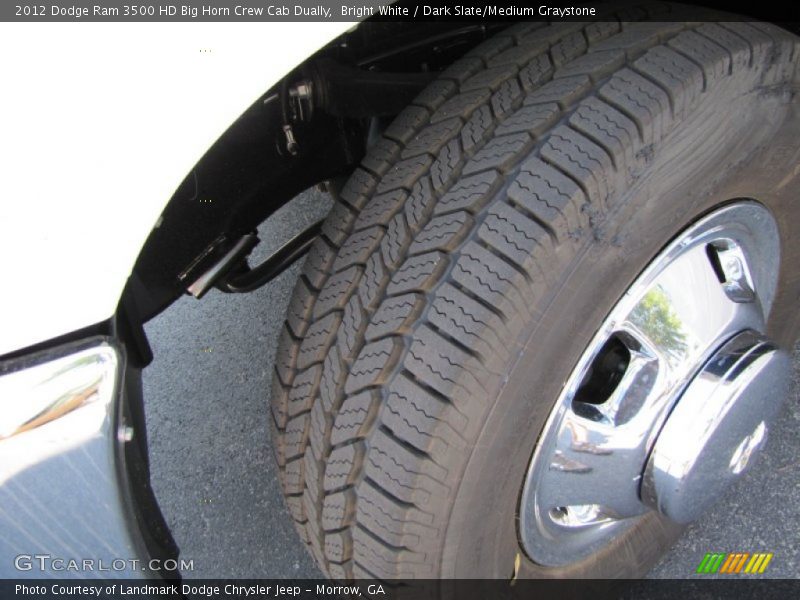 Bright White / Dark Slate/Medium Graystone 2012 Dodge Ram 3500 HD Big Horn Crew Cab Dually