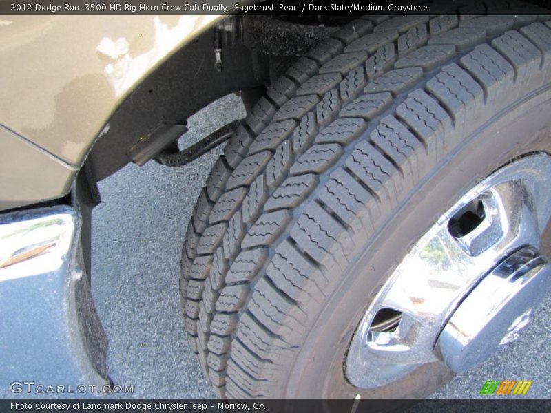 Sagebrush Pearl / Dark Slate/Medium Graystone 2012 Dodge Ram 3500 HD Big Horn Crew Cab Dually