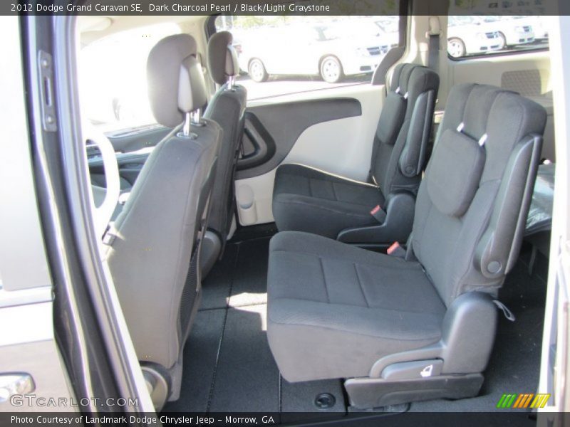 Dark Charcoal Pearl / Black/Light Graystone 2012 Dodge Grand Caravan SE