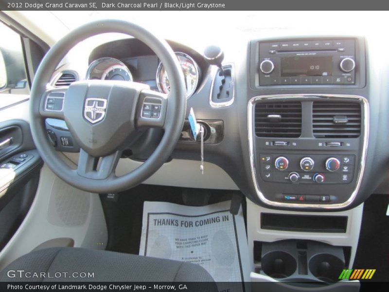Dashboard of 2012 Grand Caravan SE