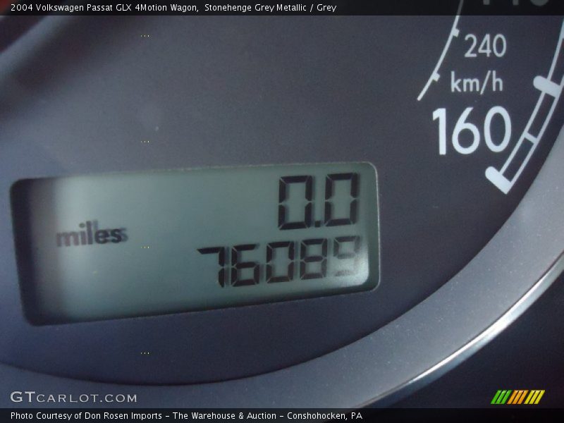 Stonehenge Grey Metallic / Grey 2004 Volkswagen Passat GLX 4Motion Wagon