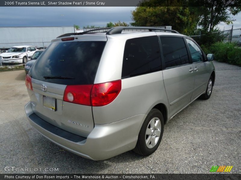 Silver Shadow Pearl / Stone Gray 2006 Toyota Sienna LE