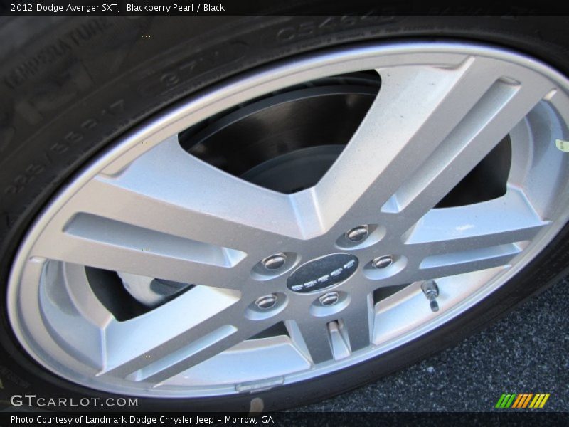 Blackberry Pearl / Black 2012 Dodge Avenger SXT