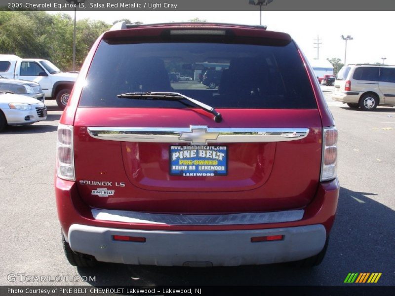 Salsa Red Metallic / Light Gray 2005 Chevrolet Equinox LS