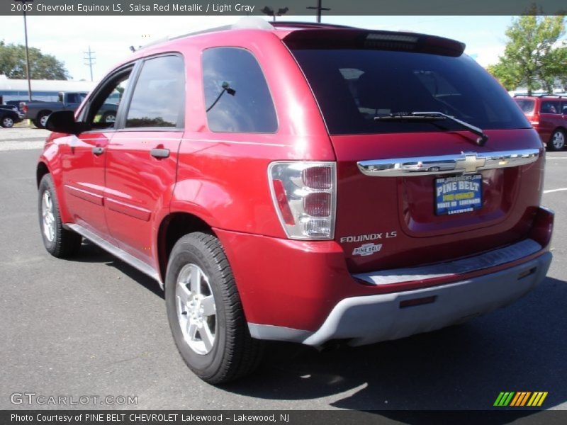 Salsa Red Metallic / Light Gray 2005 Chevrolet Equinox LS
