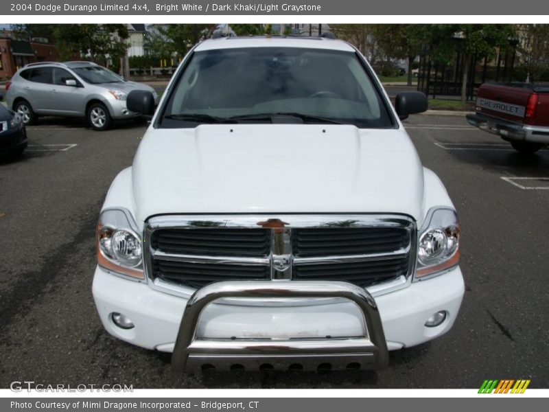 Bright White / Dark Khaki/Light Graystone 2004 Dodge Durango Limited 4x4