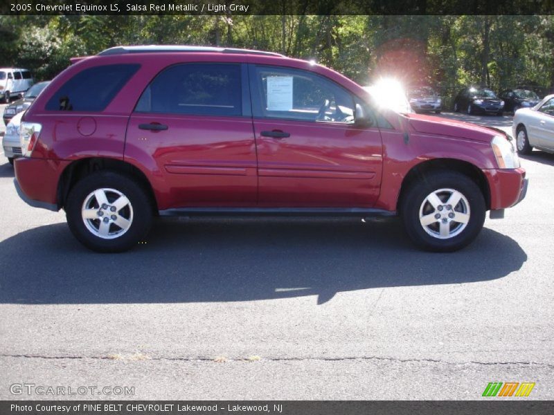 Salsa Red Metallic / Light Gray 2005 Chevrolet Equinox LS