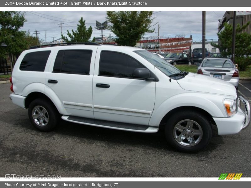 Bright White / Dark Khaki/Light Graystone 2004 Dodge Durango Limited 4x4