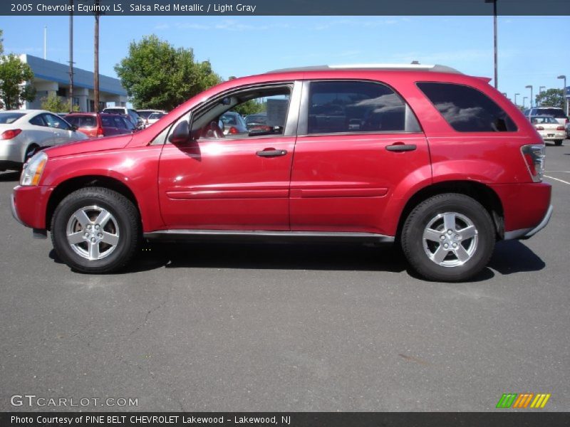 Salsa Red Metallic / Light Gray 2005 Chevrolet Equinox LS
