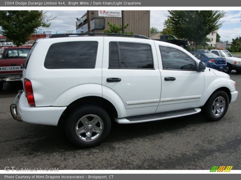 Bright White / Dark Khaki/Light Graystone 2004 Dodge Durango Limited 4x4