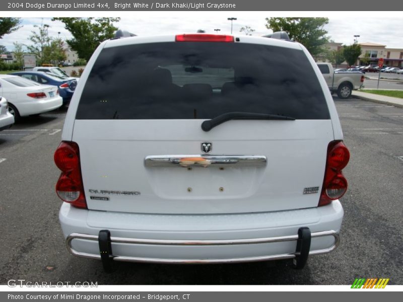 Bright White / Dark Khaki/Light Graystone 2004 Dodge Durango Limited 4x4