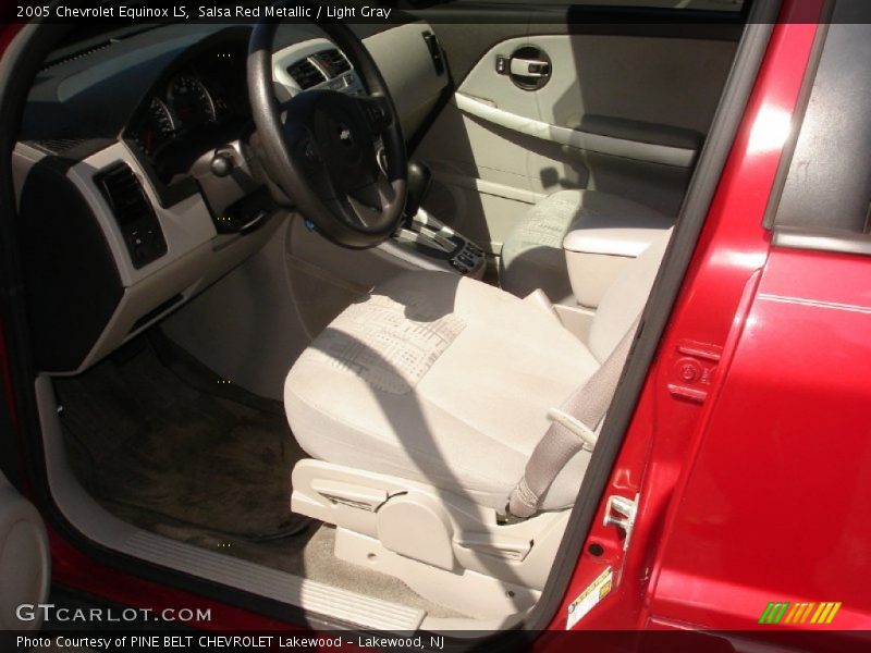 Salsa Red Metallic / Light Gray 2005 Chevrolet Equinox LS