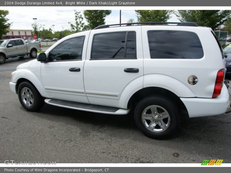 Bright White / Dark Khaki/Light Graystone 2004 Dodge Durango Limited 4x4