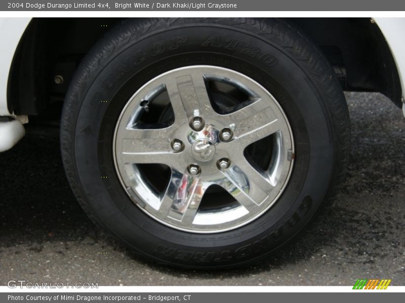 Bright White / Dark Khaki/Light Graystone 2004 Dodge Durango Limited 4x4
