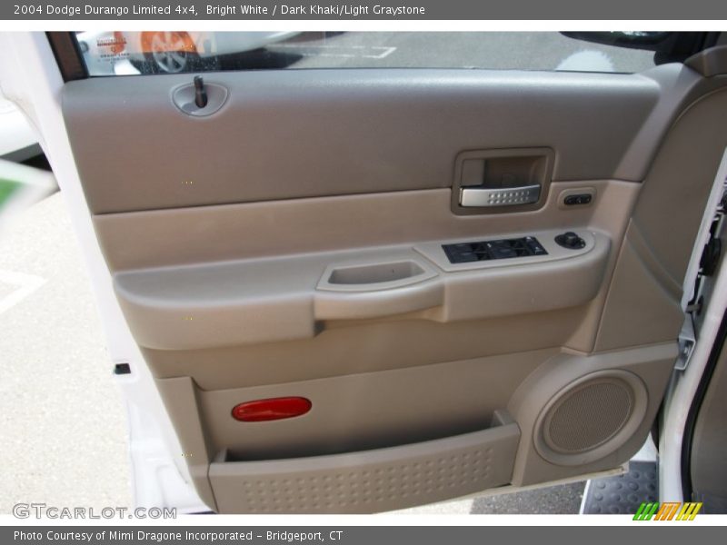 Bright White / Dark Khaki/Light Graystone 2004 Dodge Durango Limited 4x4