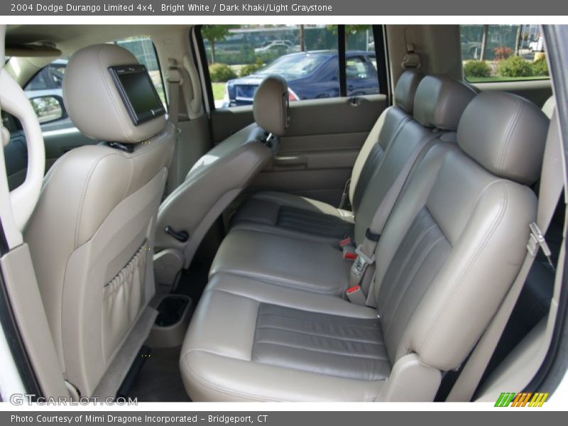 Bright White / Dark Khaki/Light Graystone 2004 Dodge Durango Limited 4x4