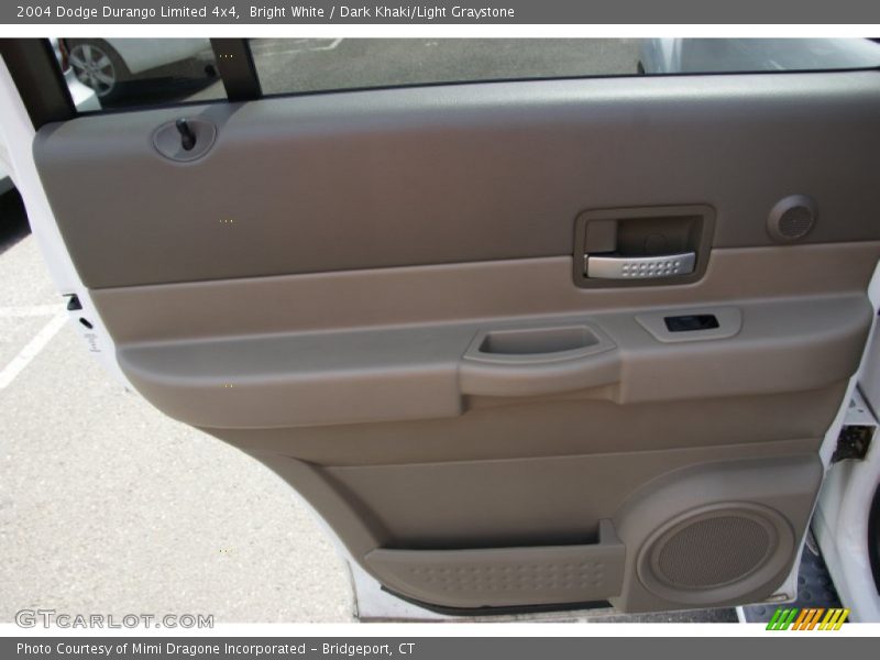 Bright White / Dark Khaki/Light Graystone 2004 Dodge Durango Limited 4x4