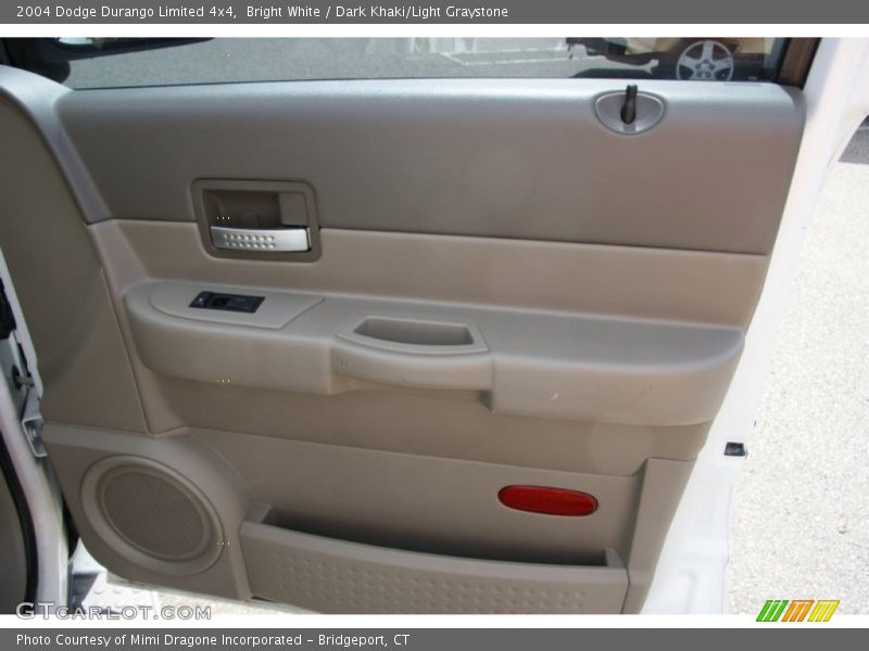 Bright White / Dark Khaki/Light Graystone 2004 Dodge Durango Limited 4x4