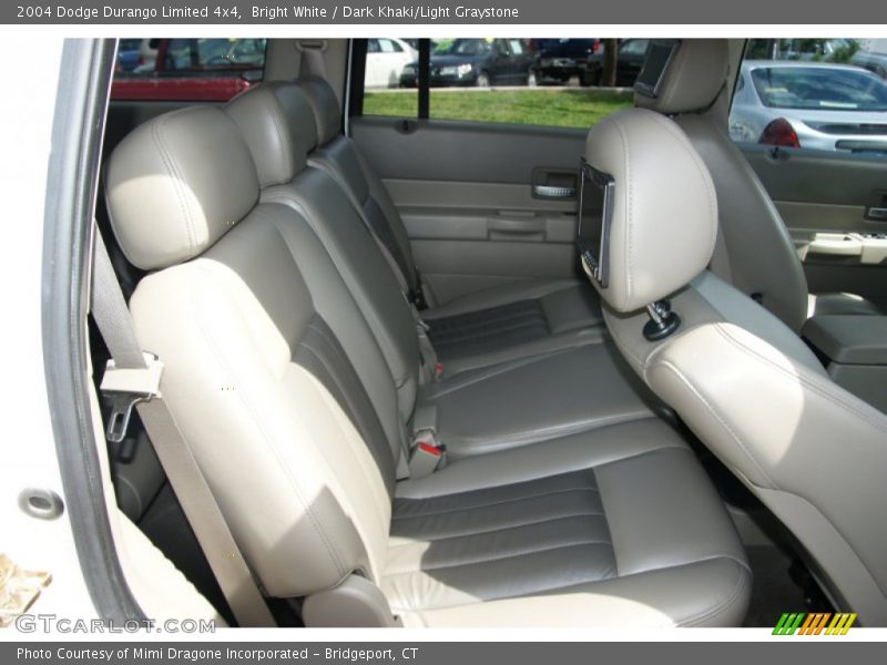 Bright White / Dark Khaki/Light Graystone 2004 Dodge Durango Limited 4x4