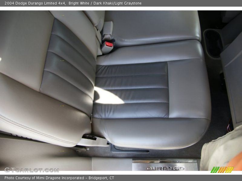 Bright White / Dark Khaki/Light Graystone 2004 Dodge Durango Limited 4x4