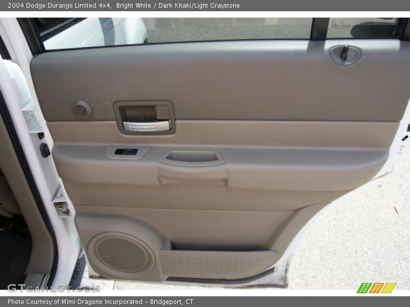 Bright White / Dark Khaki/Light Graystone 2004 Dodge Durango Limited 4x4