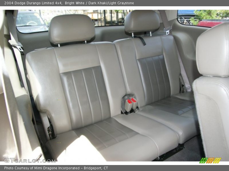 Bright White / Dark Khaki/Light Graystone 2004 Dodge Durango Limited 4x4