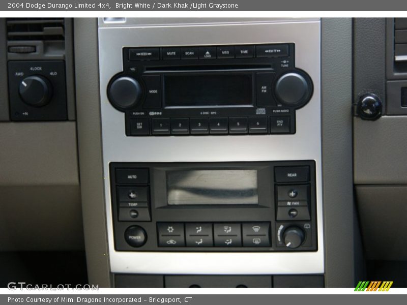 Bright White / Dark Khaki/Light Graystone 2004 Dodge Durango Limited 4x4