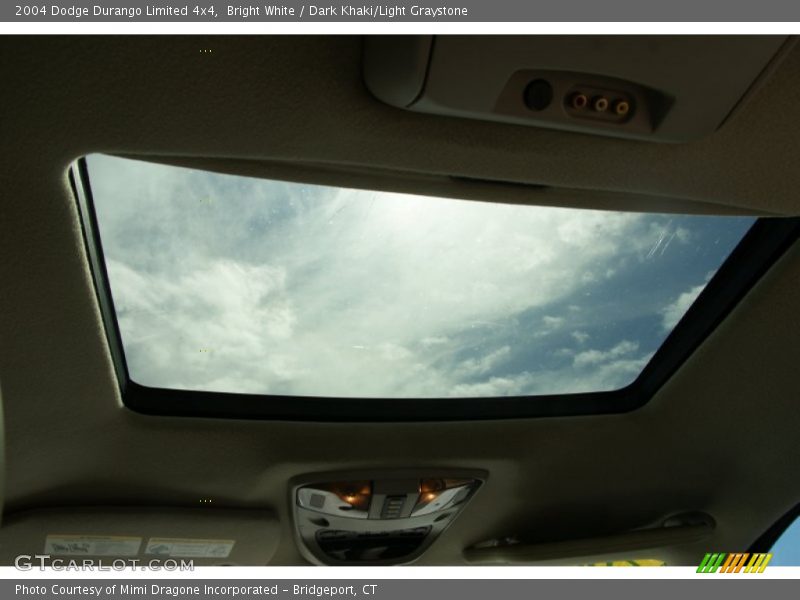 Bright White / Dark Khaki/Light Graystone 2004 Dodge Durango Limited 4x4