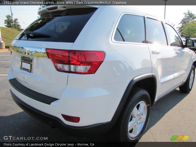 Stone White / Dark Graystone/Medium Graystone 2012 Jeep Grand Cherokee Laredo