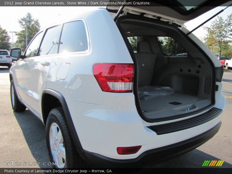 Stone White / Dark Graystone/Medium Graystone 2012 Jeep Grand Cherokee Laredo