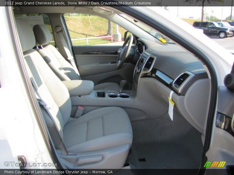 Stone White / Dark Graystone/Medium Graystone 2012 Jeep Grand Cherokee Laredo