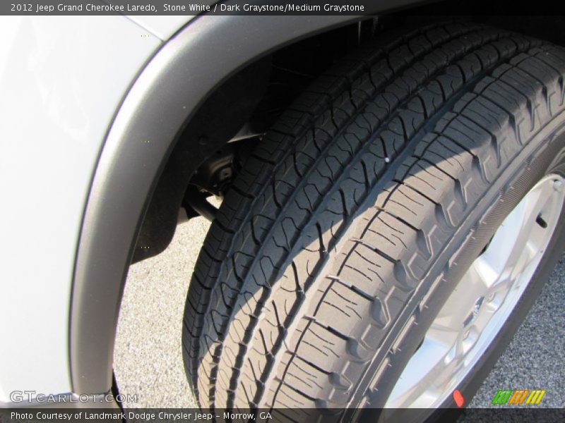 Stone White / Dark Graystone/Medium Graystone 2012 Jeep Grand Cherokee Laredo
