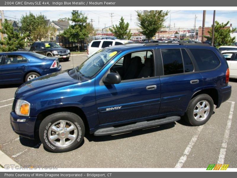 Indigo Blue Metallic / Medium Pewter 2004 GMC Envoy SLE 4x4